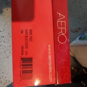 Aerosoles Barefoot Blue Suede Size 10